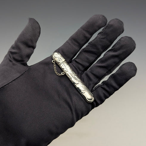 英國復古新藝術風格裝飾純銀針盒